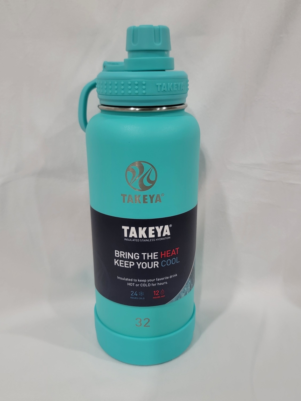 Takeya 32oz Insulated Water Bottle - Turquoise